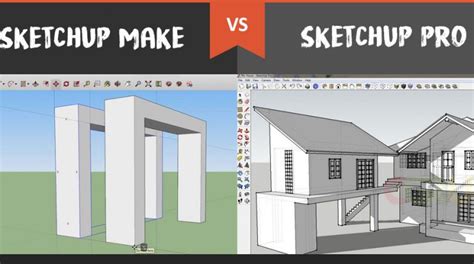 sketchup pro vs make.